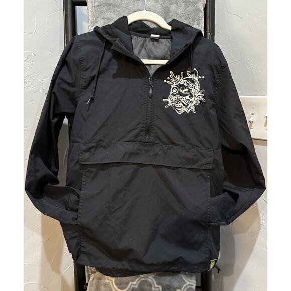 Lemon Life Hooded Windbreaker Jacket Unisex Small - Picture 1 of 7